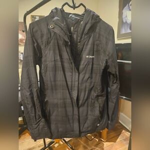 Columbia Women's Plaid Black Ski Jacket